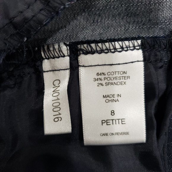 New York & Company Dark Blue Stretch Pants Size 8P - Picture 5 of 6